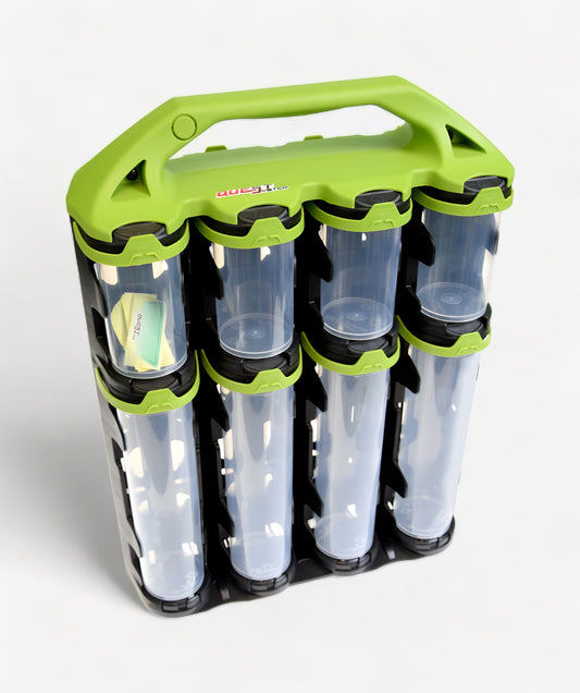 Q2L16 Sortimentskoffer mit 16 Behältern für lange und Standardteile