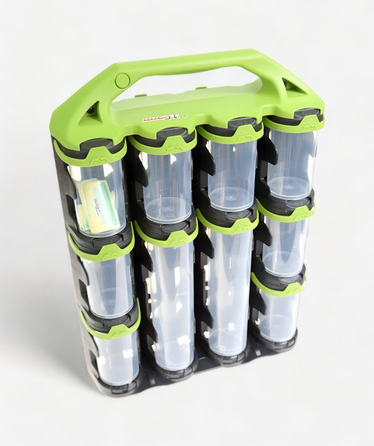 Q2L20 Sortimentskoffer mit 20 Behältern für lange und Standardteile