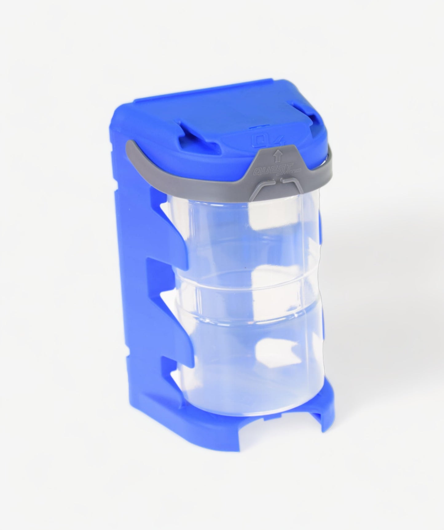 Q4 MOBILE Sortierbox in Blau - der große transparente Behälter für mobile Werkstatt