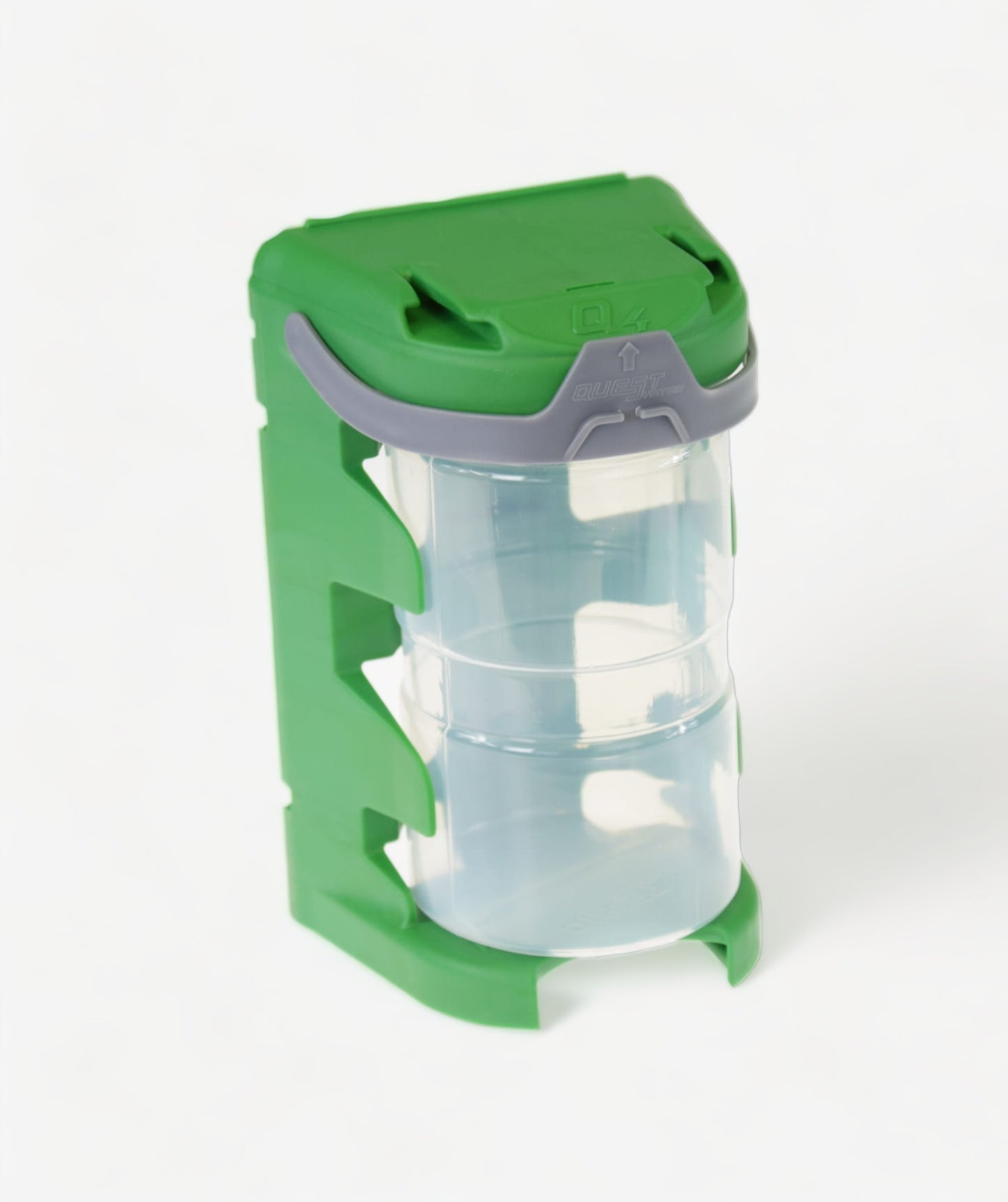 Q4 MOBILE Sortierbox in Grün - der große transparente Behälter für mobile Werkstatt